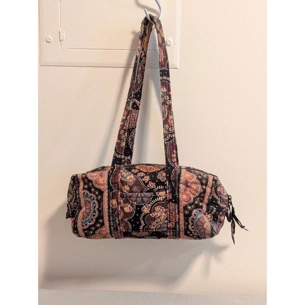 Vera Bradley Kensington Classic 100 Small Duffle Shoulder Bag Flaws